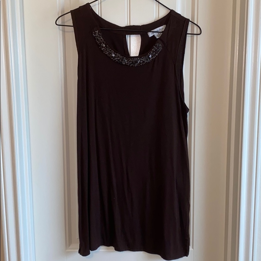 Dark Brown Liz Claiborne Tank/Blouse